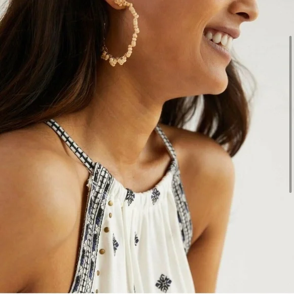 Anthropologie White and Black Tank Top - Picture 2 of 6